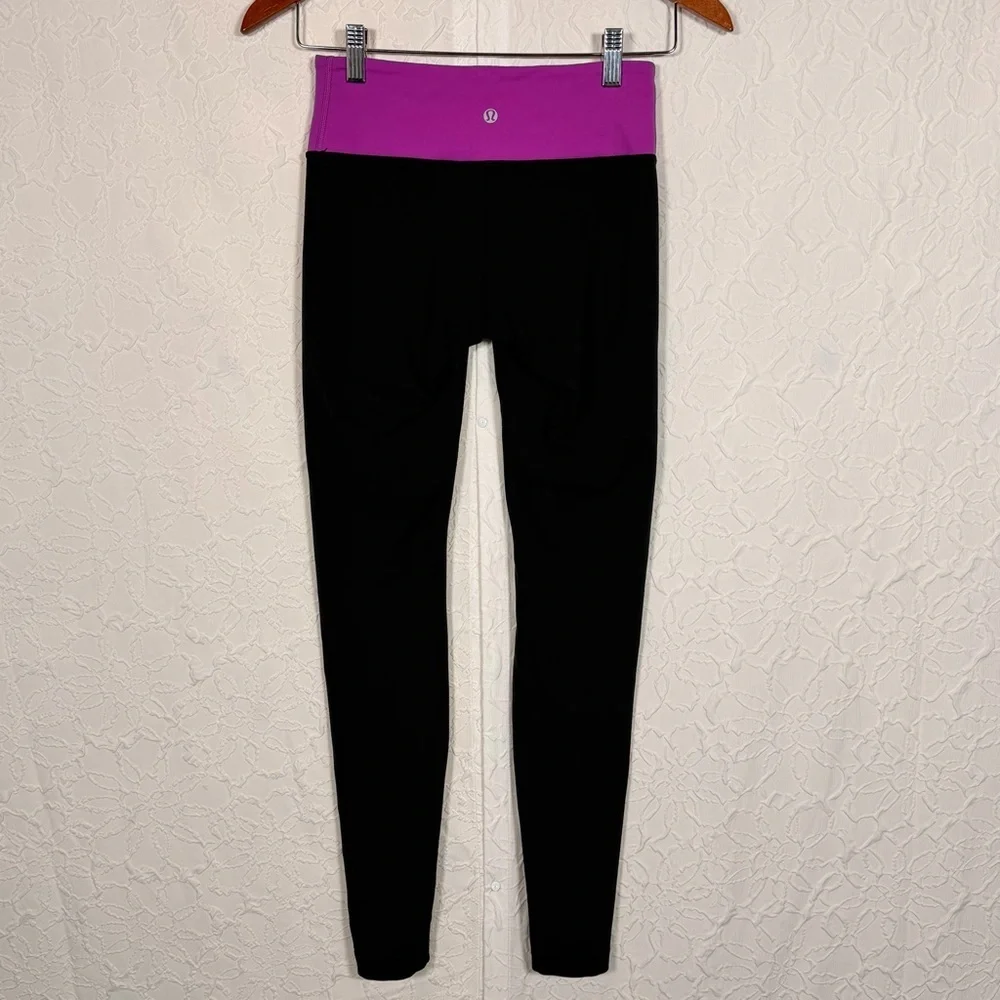 Lululemon Athletica Wunder Under Mid Rise Full On Leon Sz 4